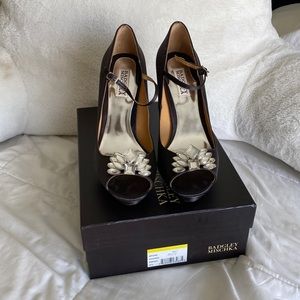 Badgley Mischka “Kindred” Satin Pumps